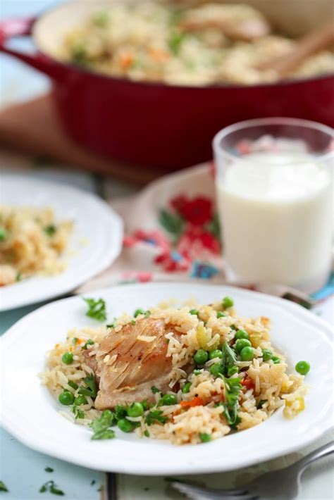one-pot-chicken-rice-and-vegetables-live-simply image