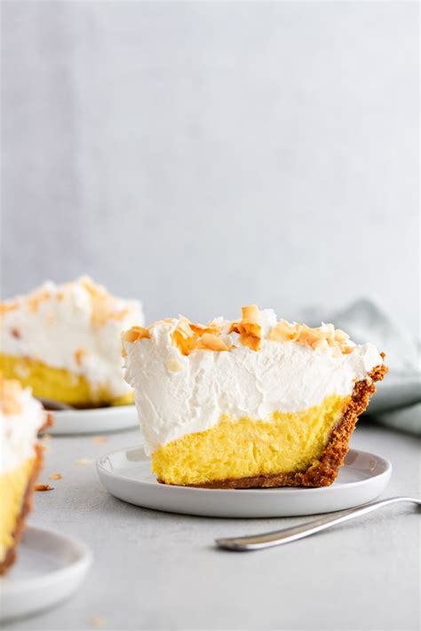 creamy-mango-pie-recipe-graham-cracker-crust image