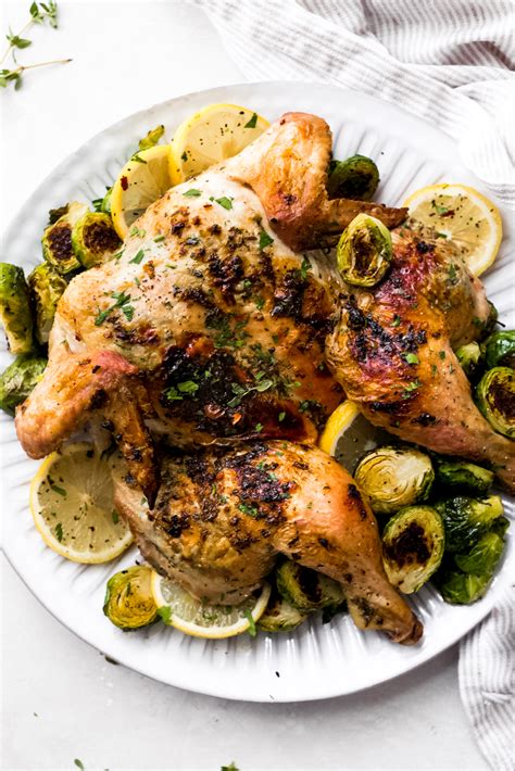 roasted-herb-butter-spatchcock-chicken-step-by-step image
