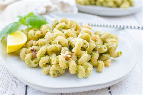 pasta-with-broccoli-walnut-pesto-fake-ginger image