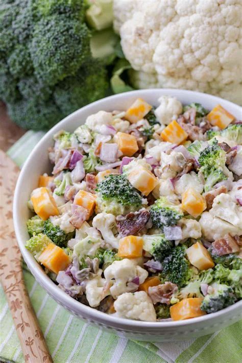 broccoli-cauliflower-salad-with-homemade-dressing image