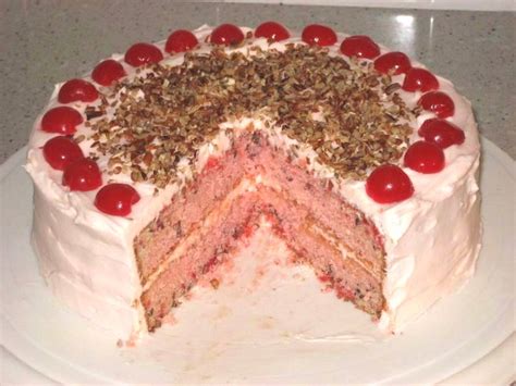 maraschino-cherry-pecan-cake-tasty-kitchen image