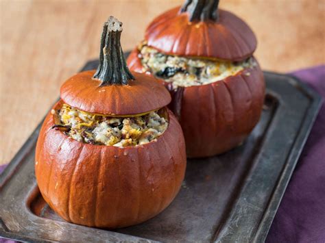 thanksgiving-stuffed-roast-pumpkins-recipe-serious image