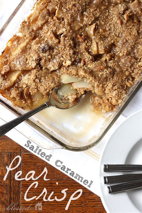 salted-caramel-pear-crisp-my-blessed-life image