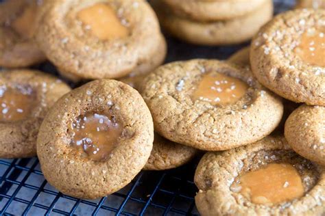 caramel-gingerbread-thumbprints-healthy-delicious image
