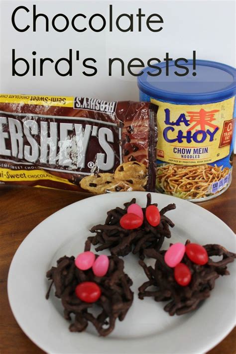 chocolate-birds-nests-made-with-chow-mein image