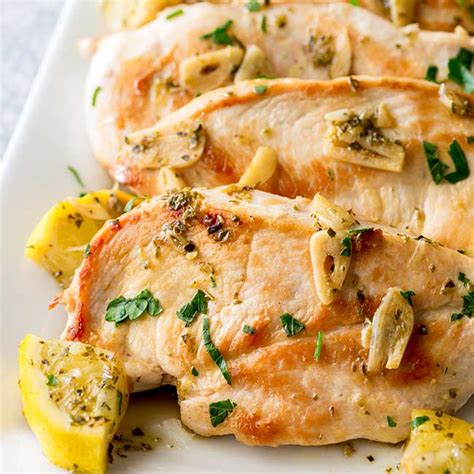 garlic-greek-chicken-with-lemon-and-oregano image