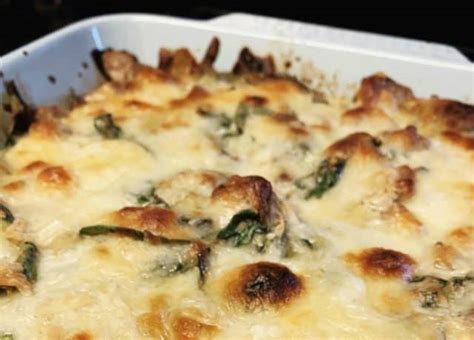 sausage-spinach-casserole-keto-low-carb-linneyville image