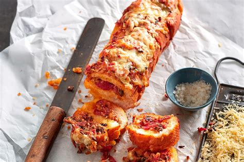 crusty-supreme-pizza-garlic-bread-loaf-recipe-thats-life image