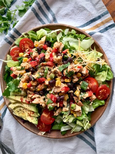 southwest-chicken-salad-the-skinnyish-dish image