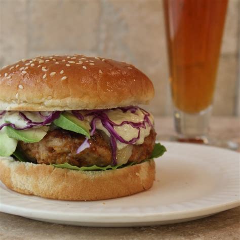 pork-and-chorizo-burgers-with-green-chile-mayonnaise image