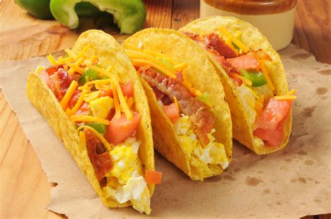 cheesy-breakfast-tacos-with-bacon-egg-sauders image