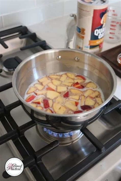 homemade-peaches-and-cream-oatmeal image