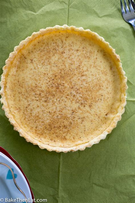 super-simple-old-fashioned-egg-custard-tart-bake image
