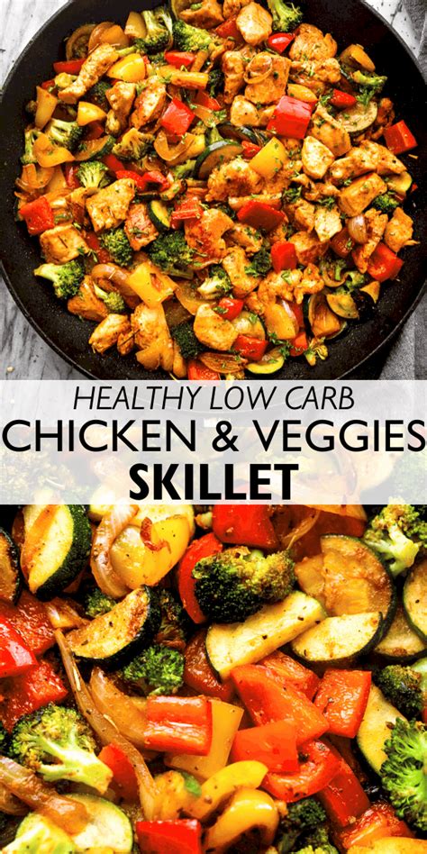 one-pot-chicken-vegetables-skillet image