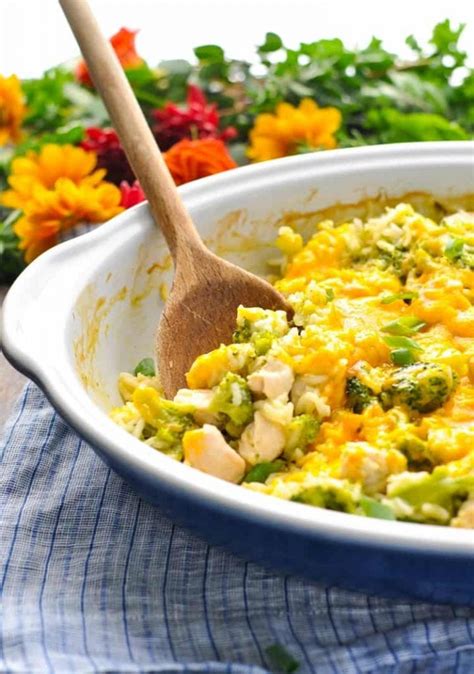 dump-and-bake-chicken-broccoli-rice-casserole-the image