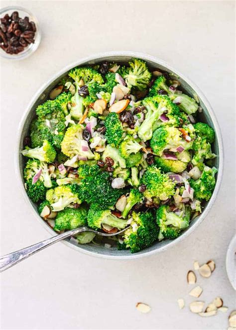 vegetarian-broccoli-salad-creamy-and-crunchy-posh image