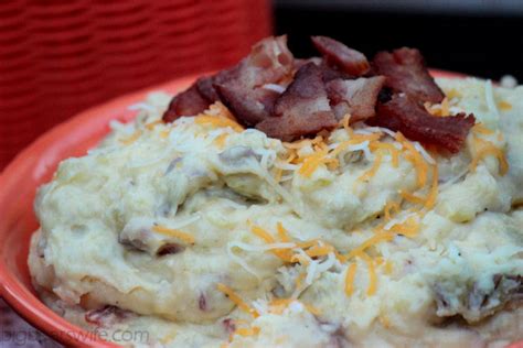 three-cheese-loaded-red-skin-mashed-potatoes image