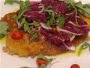 bobby-flays-chicken-milanese-salad-keeprecipes image