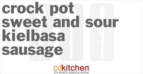 slow-cooker-sweet-and-sour-kielbasa-sausage-cdkitchen image