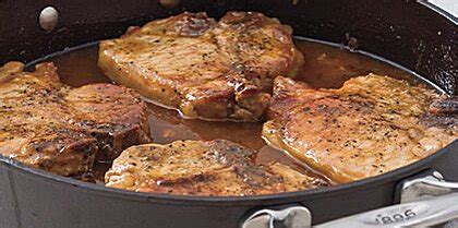 pork-chops-with-pepper-jelly-sauce-recipe-myrecipes image