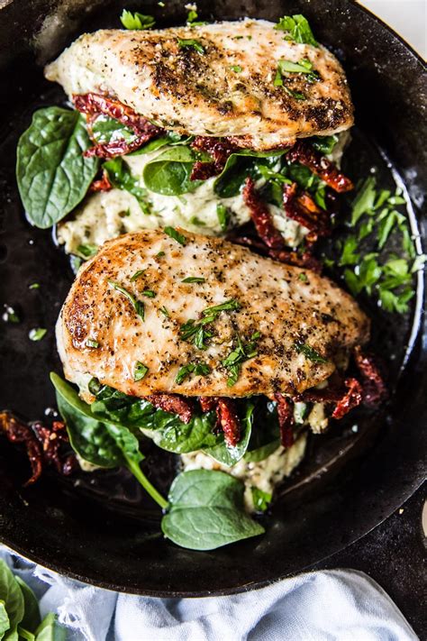 stuffed-chicken-breast-with-spinach-cheese-and-sun image
