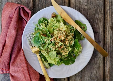 butter-lettuce-salad-with-creamy-walnut-dressing image