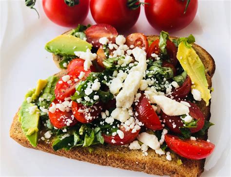 tomato-basil-feta-avocado-toast image