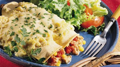 corn-and-chicken-enchiladas-recipe-pillsburycom image