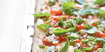 phyllo-pizza-with-feta-basil-and-tomatoes image