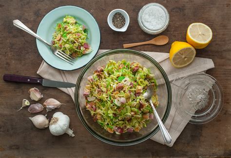 brussels-sprout-chiffonade-with-bacon-almonds image