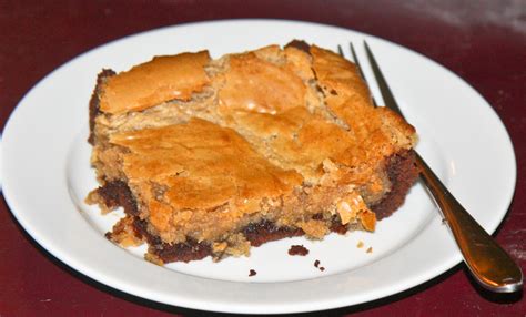 easy-chocolate-peanut-butter-gooey-butter-cake-tasty image