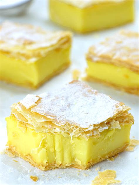 vegan-lemon-custard-slice-easy-lemon-dessert image