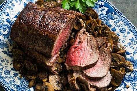 roast-beef-tenderloin-with-sauted-mushrooms image