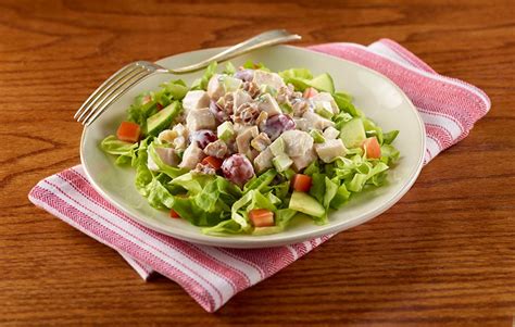 apple-and-walnut-chicken-salad-with-green-salad image