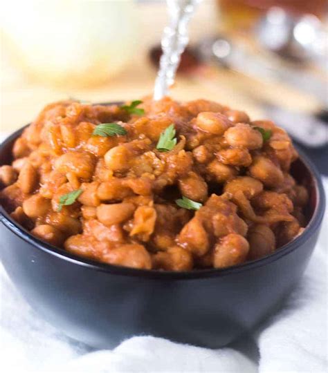 slow-cooker-maple-baked-beans-vegan-gluten-free image
