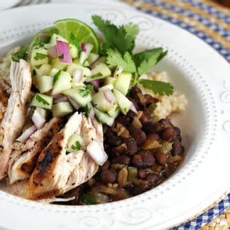 black-beans-rice-with-chicken-and-apple-salsa-our image