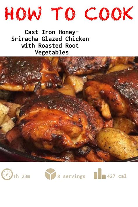 cast-iron-honey-sriracha-glazed-chicken-with-roasted image