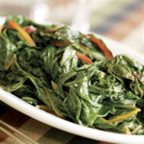 sauted-greens-with-garlic-recipe-finecooking image