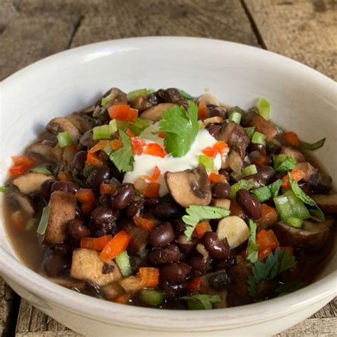 mushroom-and-black-bean-soup-recipe-idealist-foods image