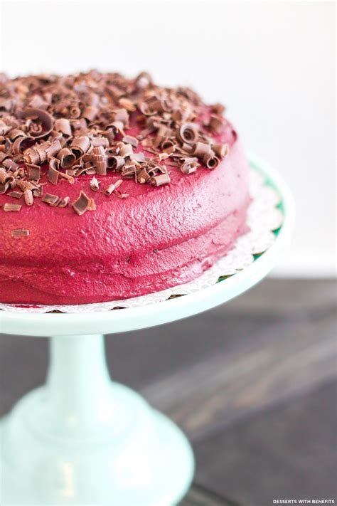 healthy-devils-food-cake-with-red-velvet-frosting image
