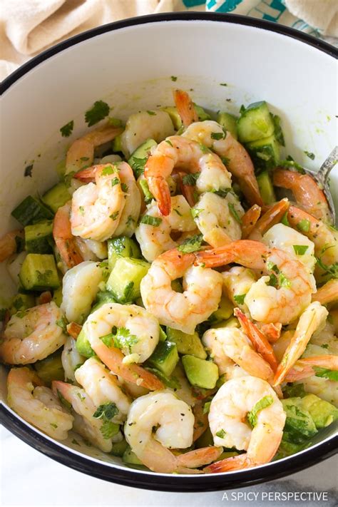 garlic-lime-roasted-shrimp-salad-video-a-spicy image