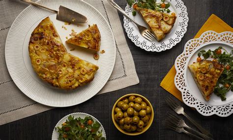 spanish-tortilla-omelette-with-manzanilla-olives image