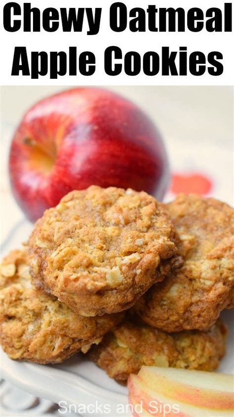 chewy-oatmeal-apple-cookies-snacks-and-sips image