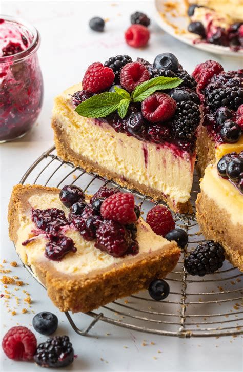 creamy-italian-ricotta-cheesecake-recipe-baker-by image