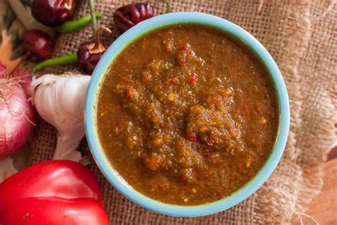 red-picante-salsa-recipe-by-archanas-kitchen image