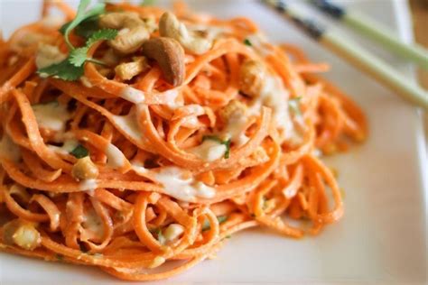 carrot-salad-with-ginger-lime-peanut-sauce image