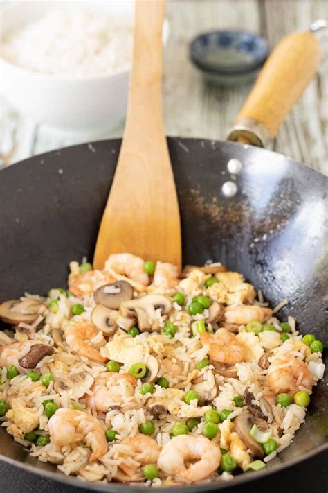 leftover-rice-prawn-and-mushroom-stir-fry-neils image
