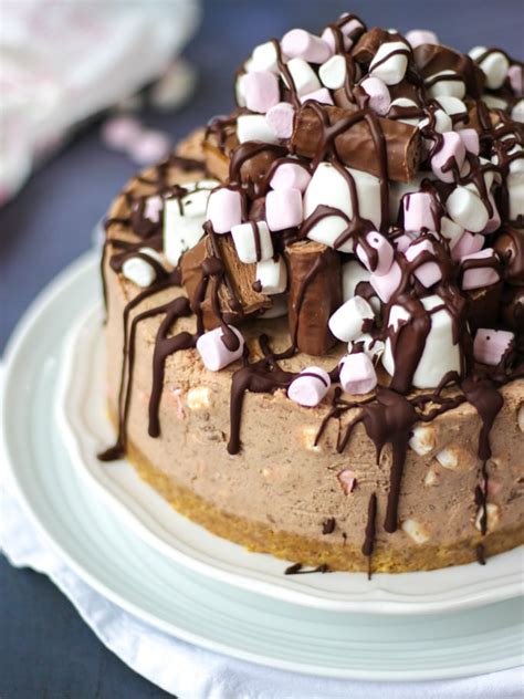 no-bake-rocky-road-cheesecake-recipe-taming-twins image