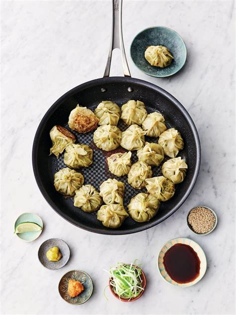 crispy-bottomed-steamed-dumplings-jamie-oliver image